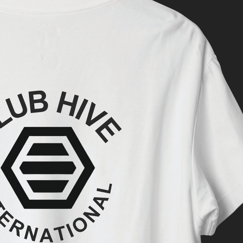 Club Hive White Tee - Men